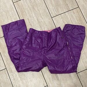 Vintage Women's Purple Ski Pants